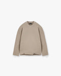 Initial Long Sleeve Open Cuff T-Shirt - Dune