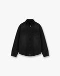 Cotton Zip Through Shirt - Black