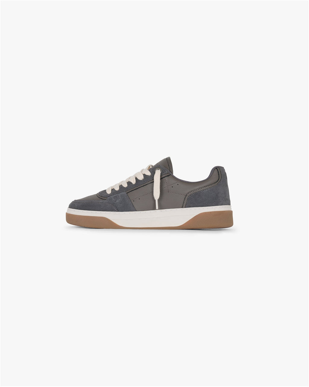 Initial Sneaker - Suede - Dark Taupe
