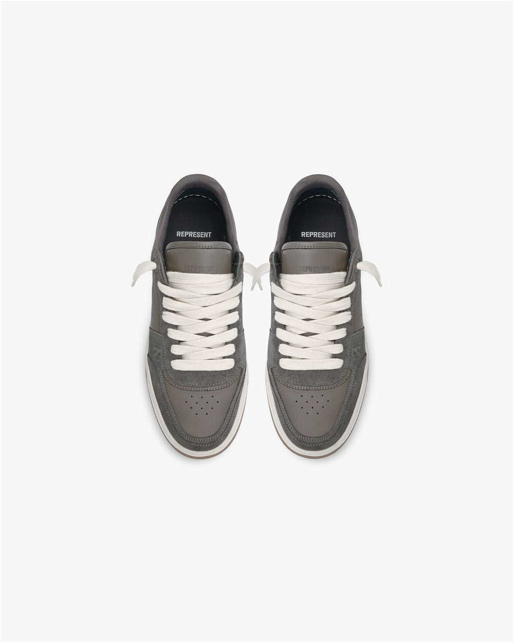Initial Sneaker - Suede - Dark Taupe