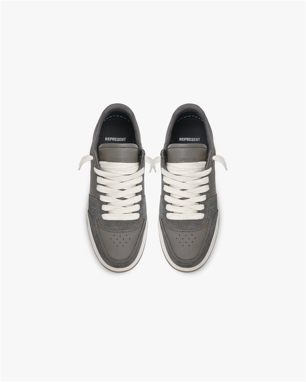Initial Sneaker - Suede - Dark Taupe