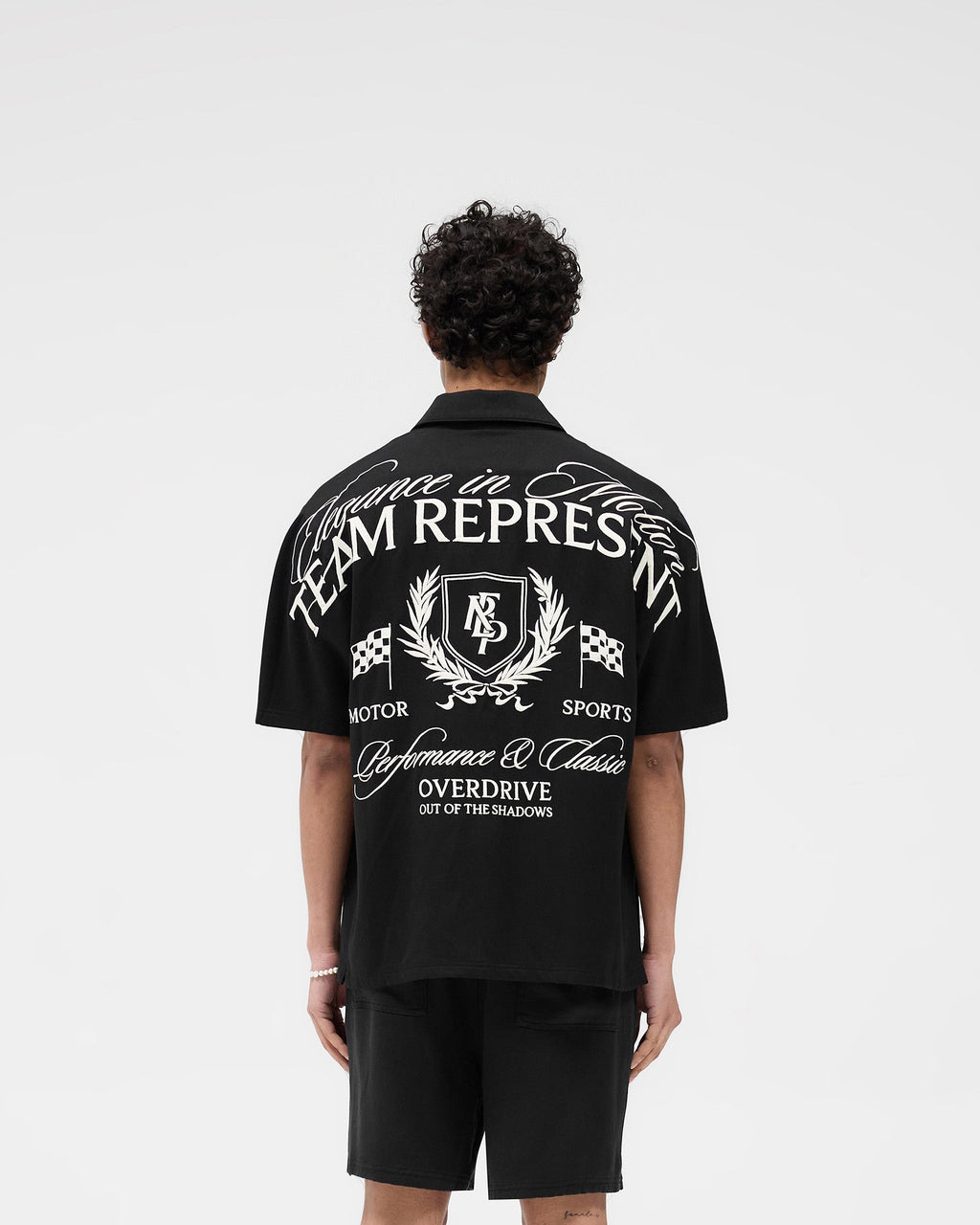 Represent Crest Shirt - Jet Black