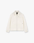 Crinkle Trucker Jacket - Ecru