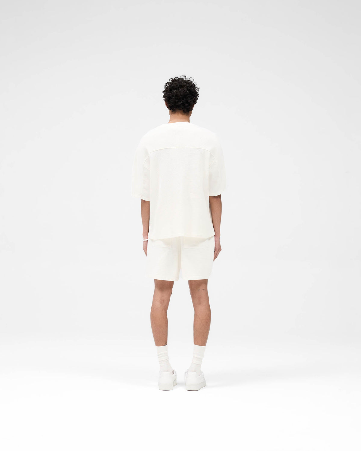 Waffle Shorts - White