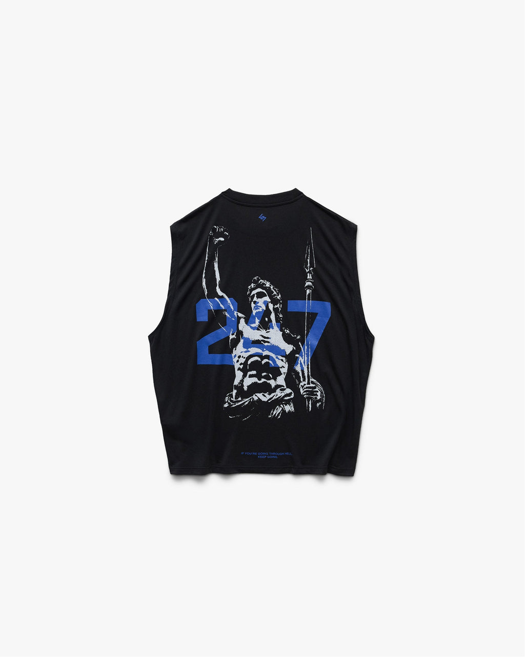 247 Stockholm Oversized Tank - Jet Black