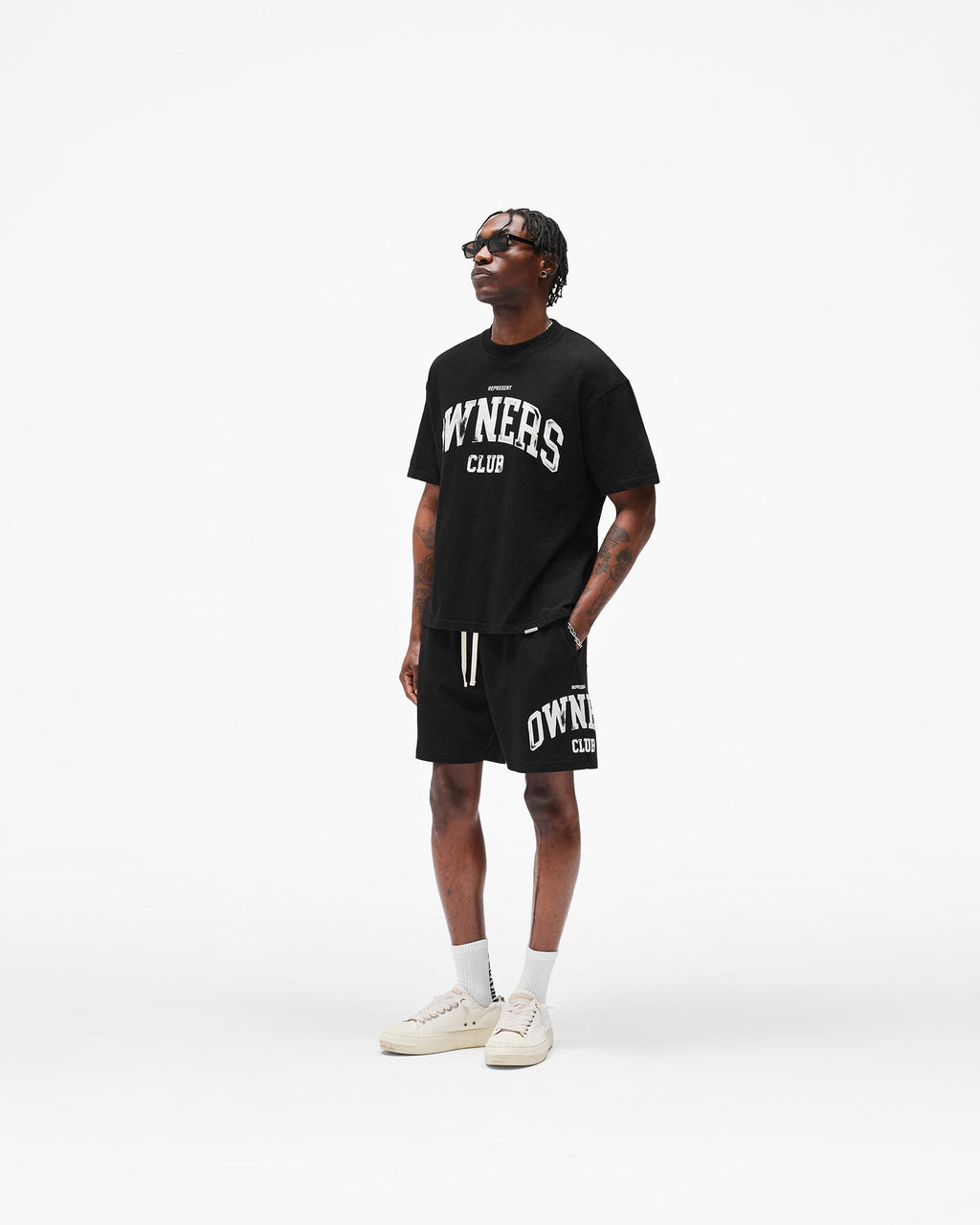 Represent Owners Club Mesh Short - Jet Black