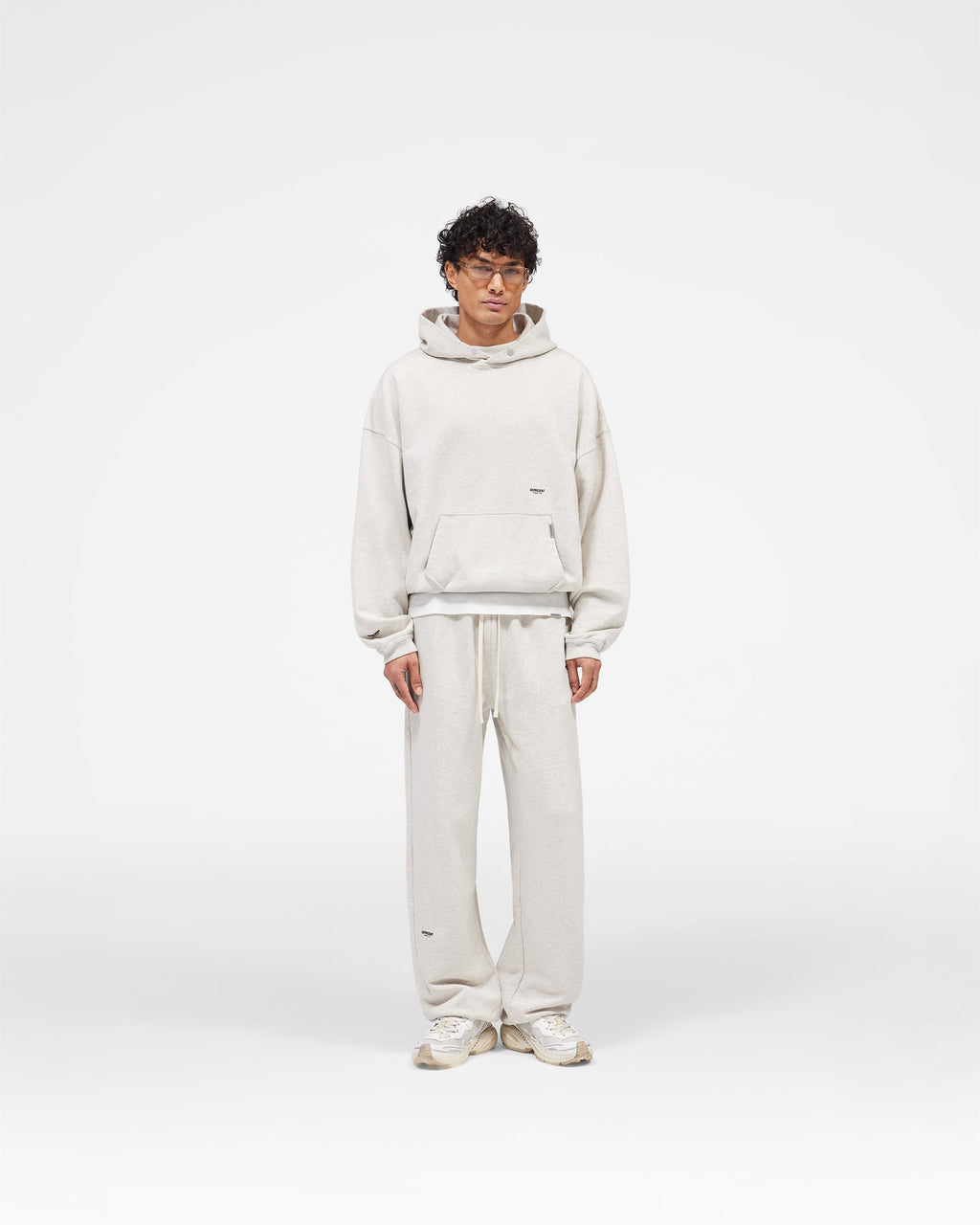 Micro Owners Club Hoodie - Cream Marl