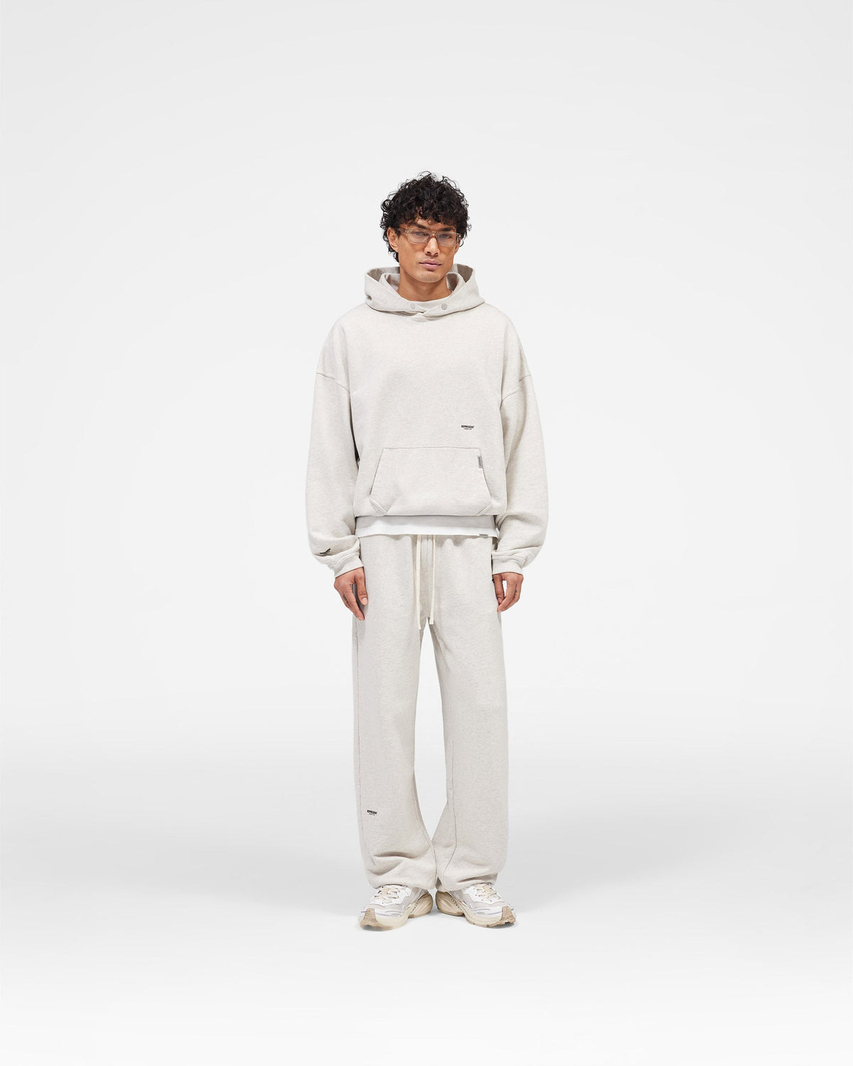 Micro Owners Club Hoodie - Cream Marl