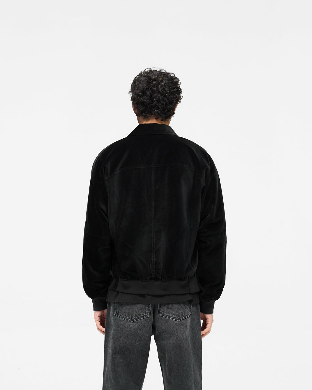 Bordeaux Brushed Jacket - Black