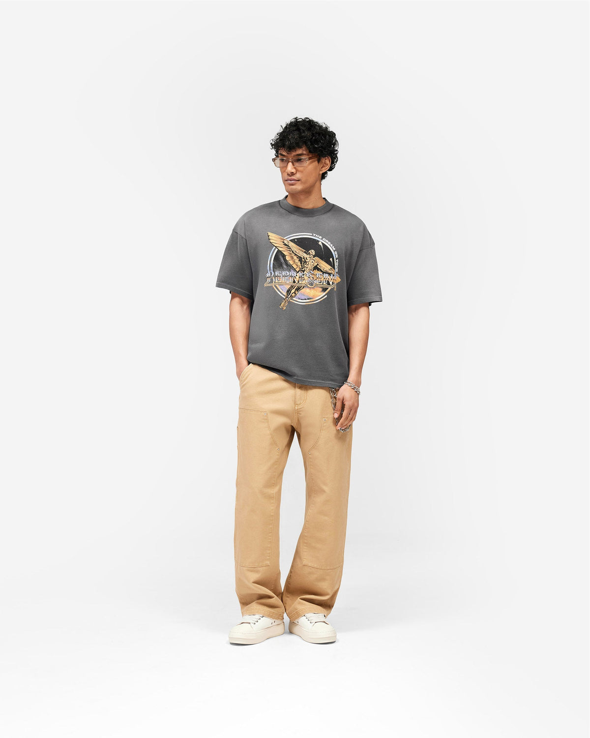 Golden Tour T-Shirt - Sun Fade Grey