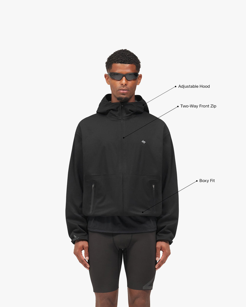 247 Power Shield™  Windbreaker - Jet Black