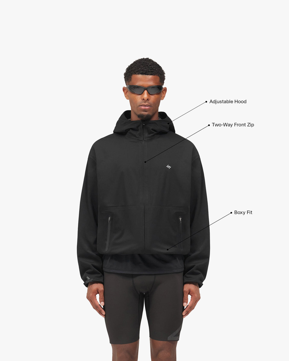 247 Power Shield™  Windbreaker - Jet Black