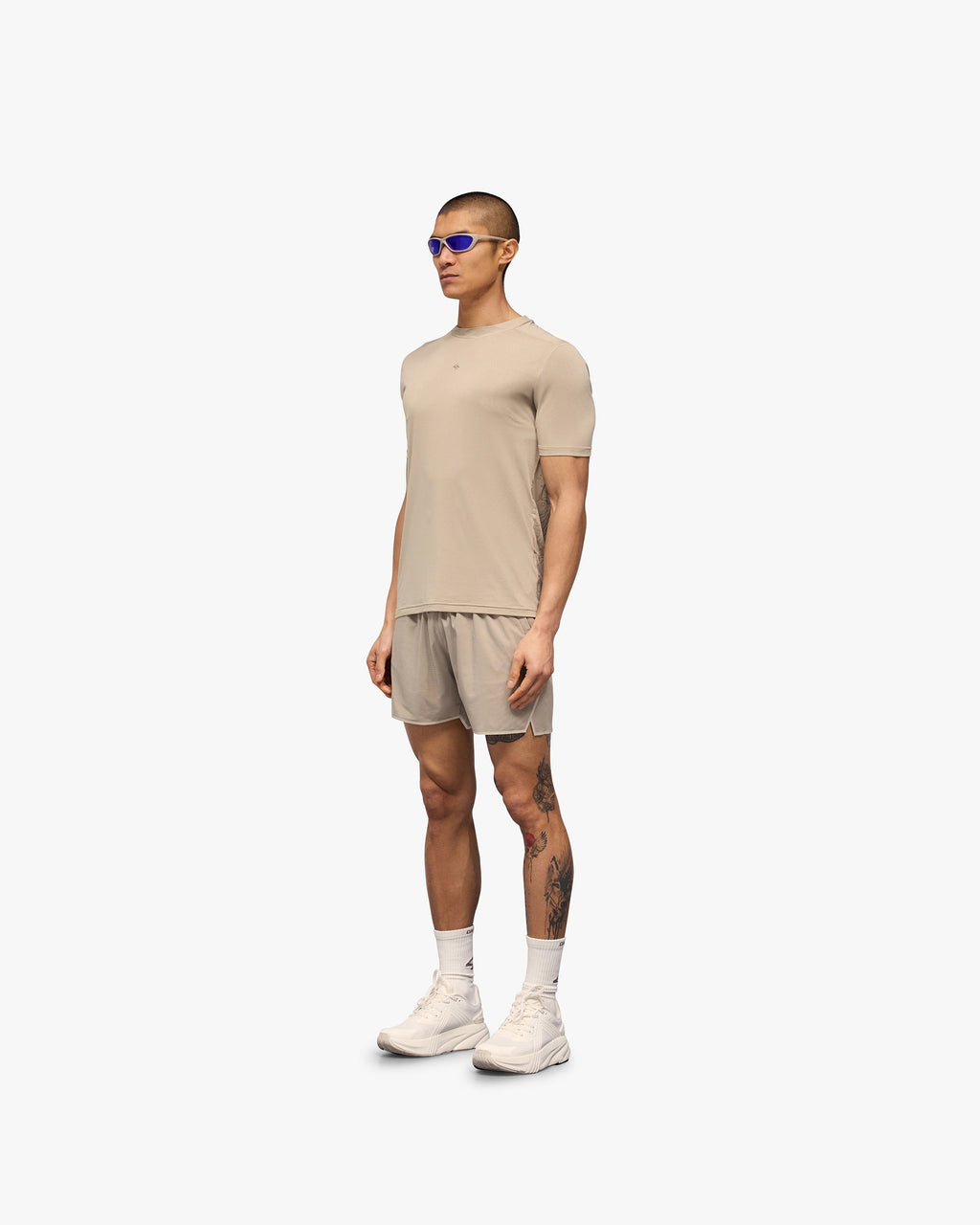 247 Contour Run T-Shirt - Pebble