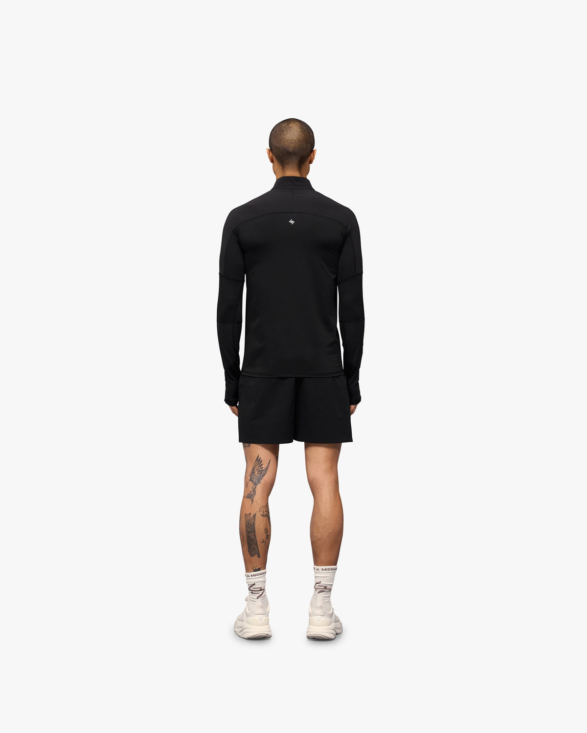247 Run Quarter Zip - Jet Black