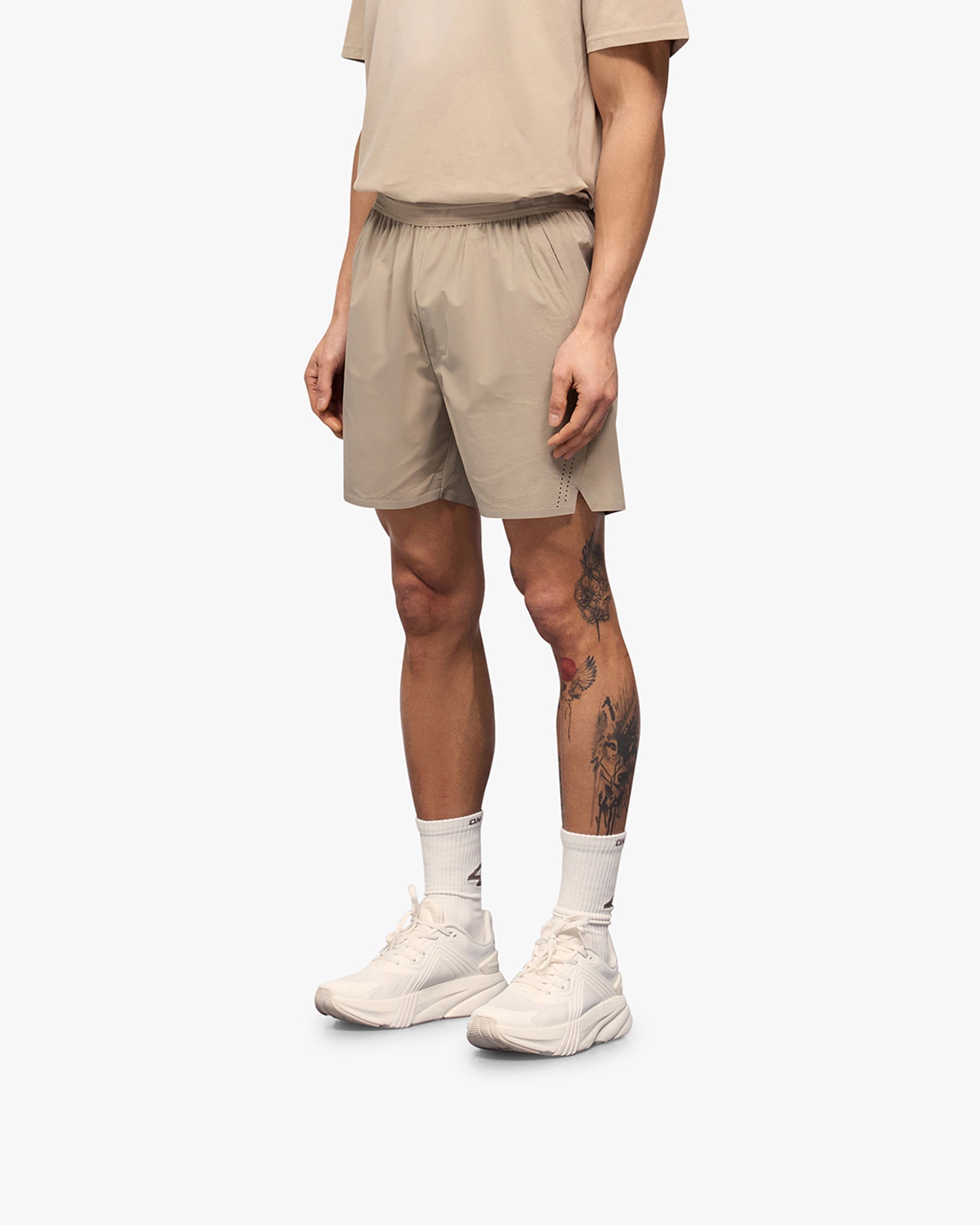 247 Training Shorts - Pebble