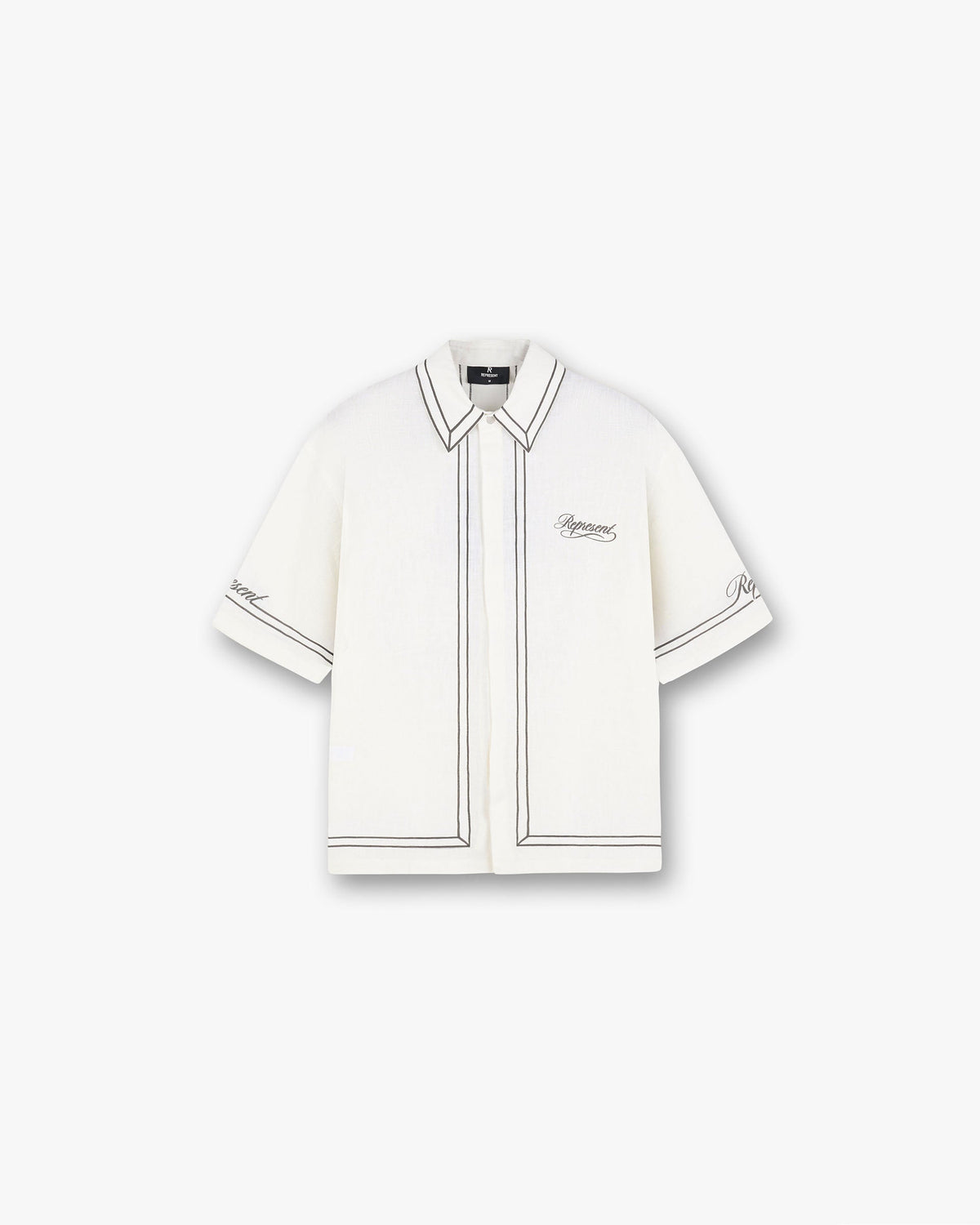 Border Shirt - Whisper White