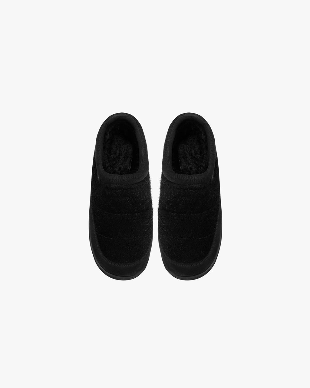 Winter Mule Hairy Suede - Black