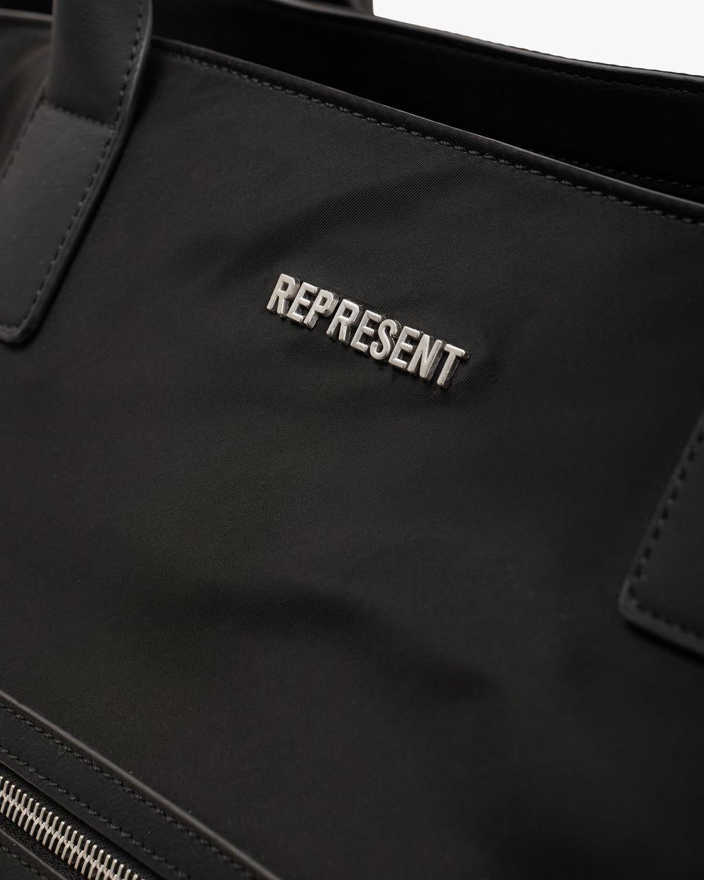 Oversized Nylon Carry Bag - Black