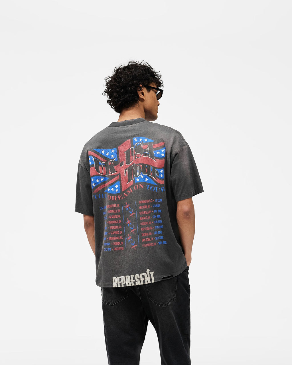 Dream On Tour T-Shirt - Sun Fade Grey