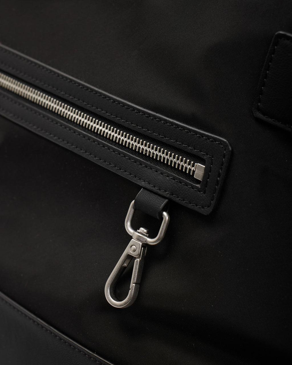 Oversized Nylon Carry Bag - Black