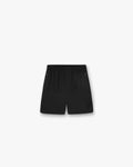 Piped Track Short - Jet Black
