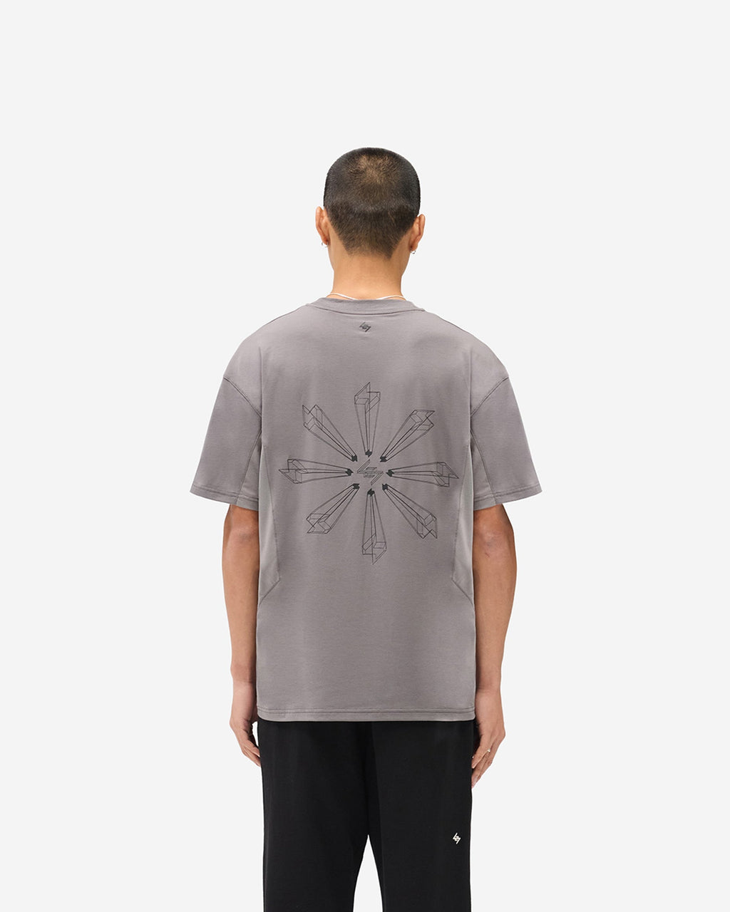 247 Uprising Oversized T-Shirt - Steel