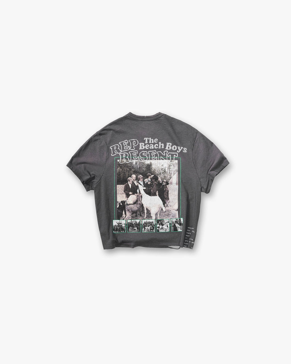 Represent x Beach Boys Pet Sounds T-Shirt - Sunfade Grey