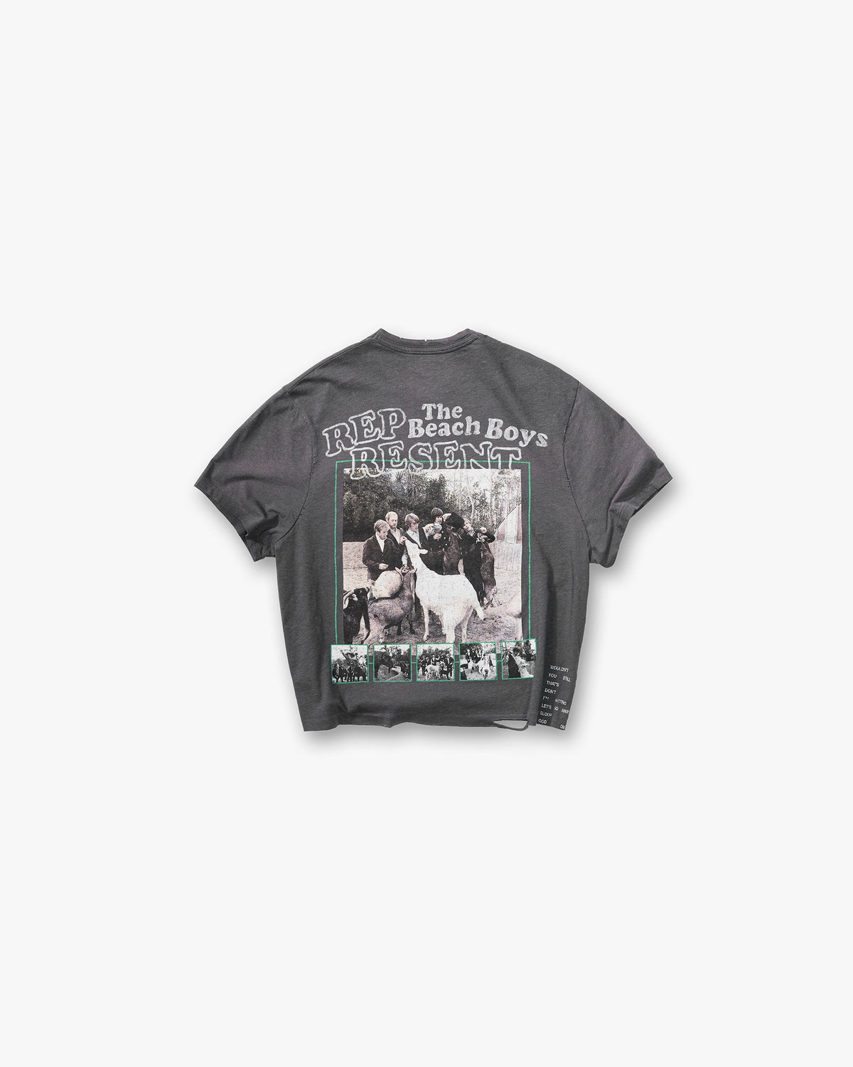 Represent x Beach Boys Pet Sounds T-Shirt - Sunfade Grey