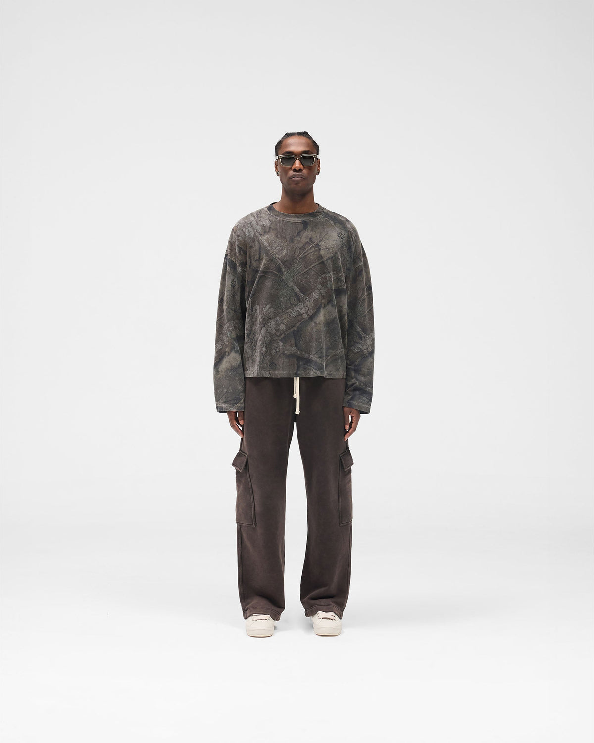 Initial Overdye Realtree® Long Sleeve T-Shirt - Overdyed Black
