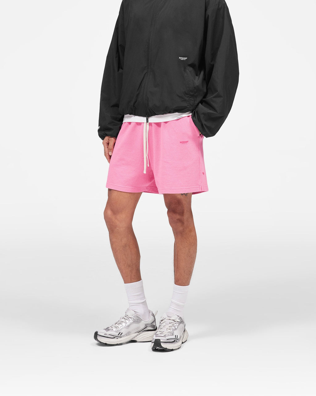 Micro Owners Club Mesh Shorts - Pink Lemonade