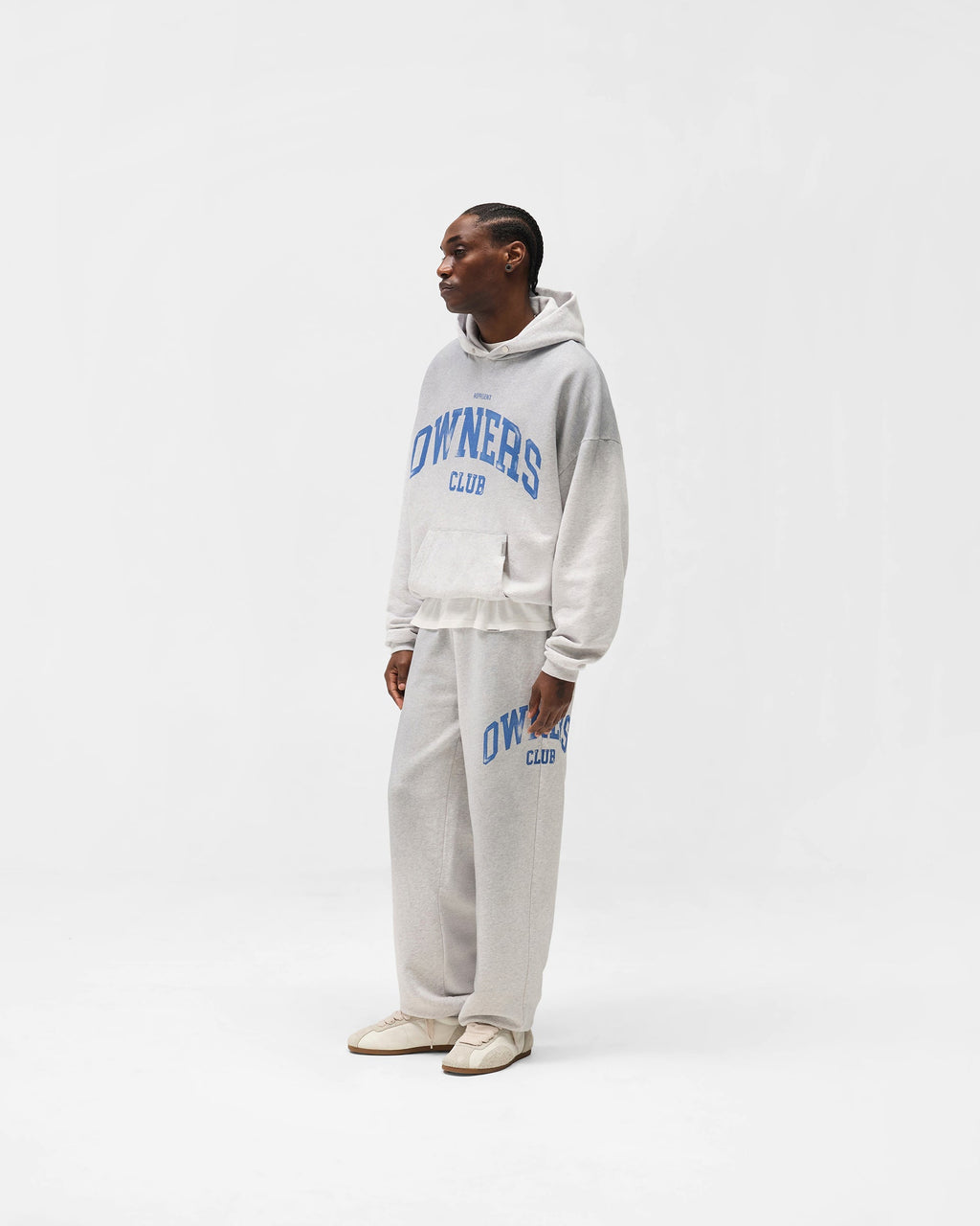 Represent Owners Club Hoodie - Sprayed Ice Grey Marl