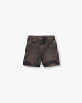Denim Short - Bark