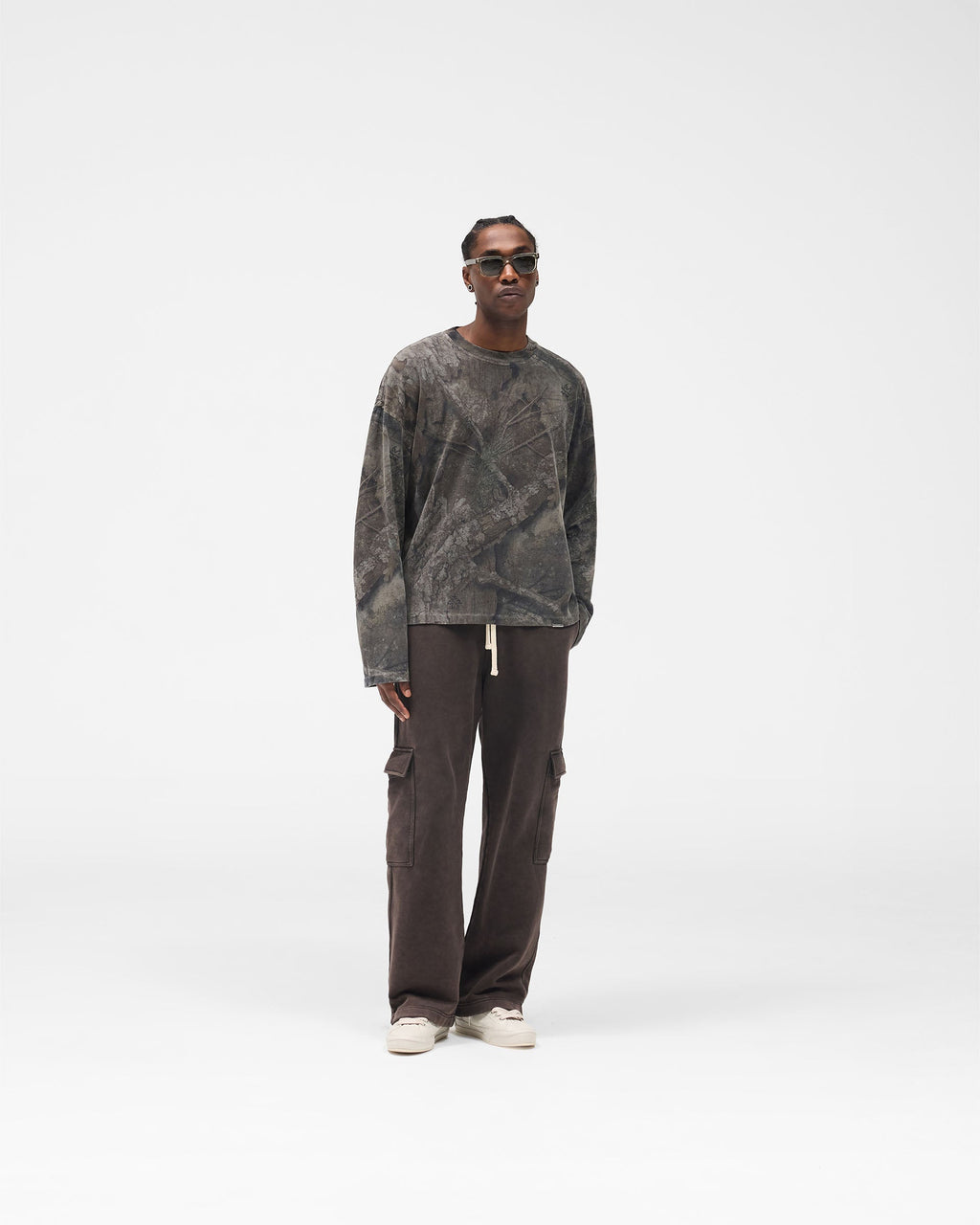 Initial Overdye Realtree® Long Sleeve T-Shirt - Overdyed Black