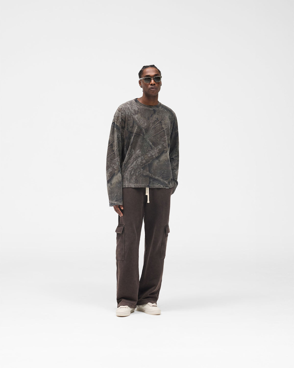 Initial Overdye Realtree® Long Sleeve T-Shirt - Overdyed Black