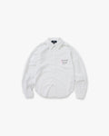 Pinstripe Shirt - Flat White