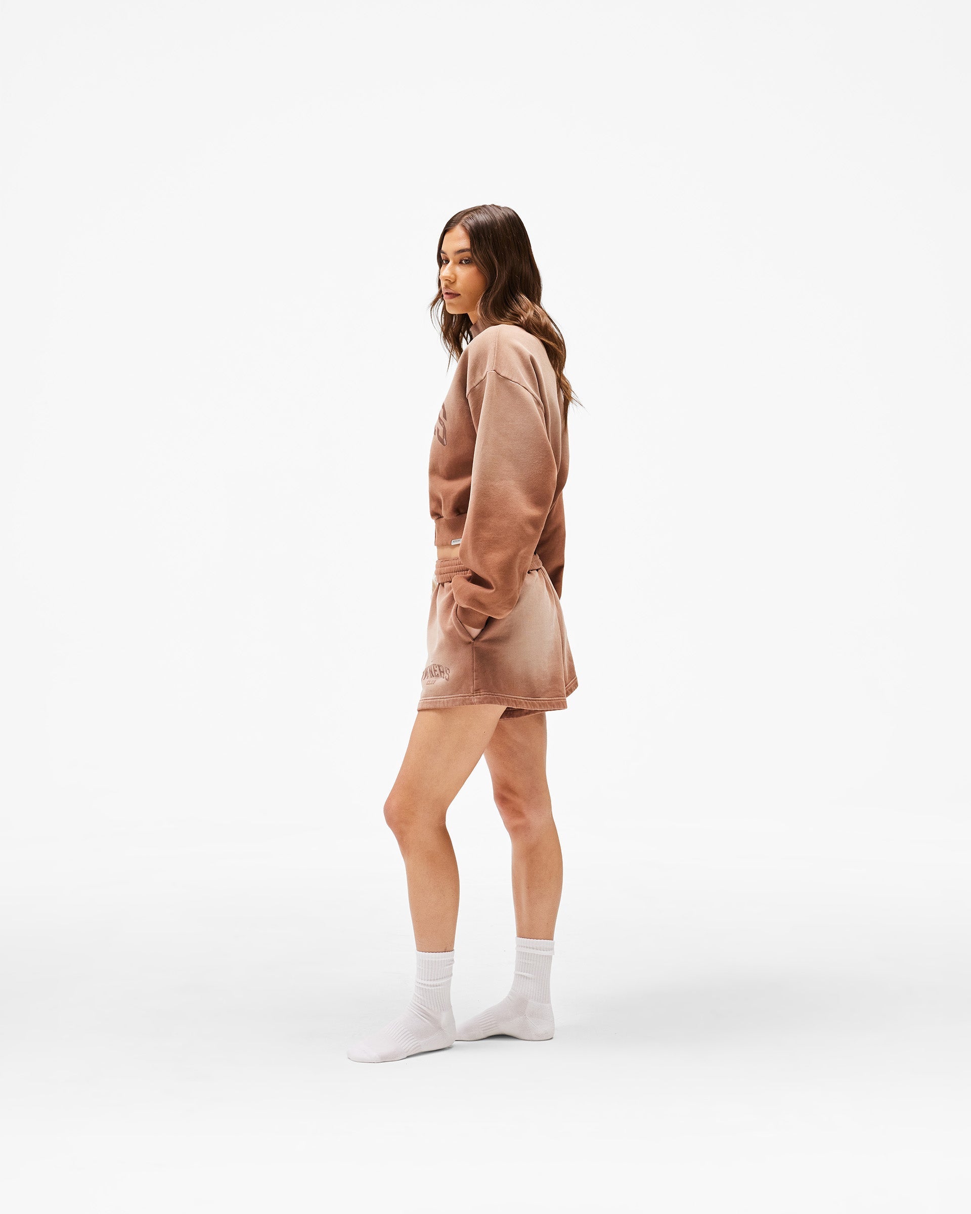 Represent Owners Club Zip Funnel Neck - Sienna