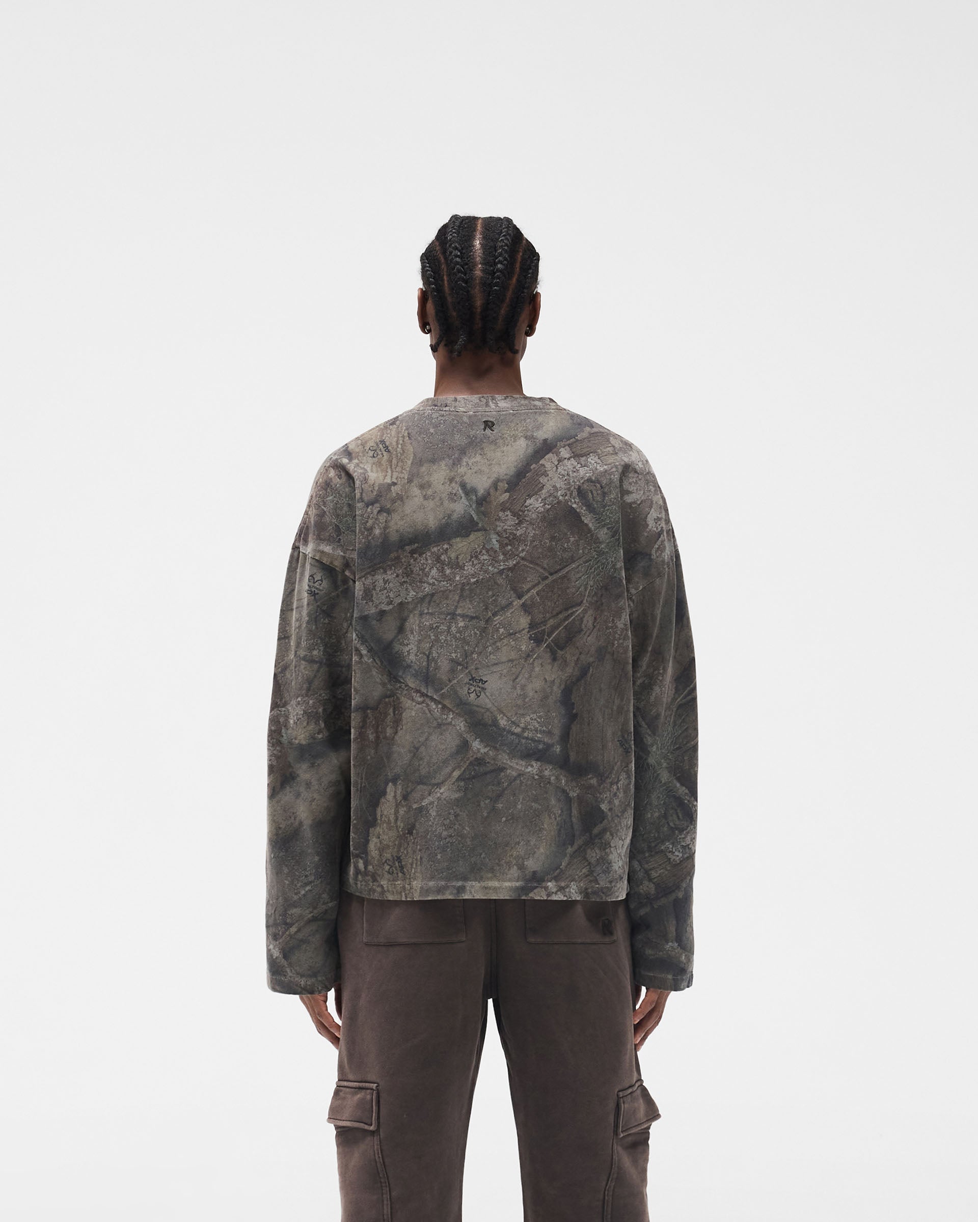 Initial Overdye Realtree® Long Sleeve T-Shirt - Overdyed Black