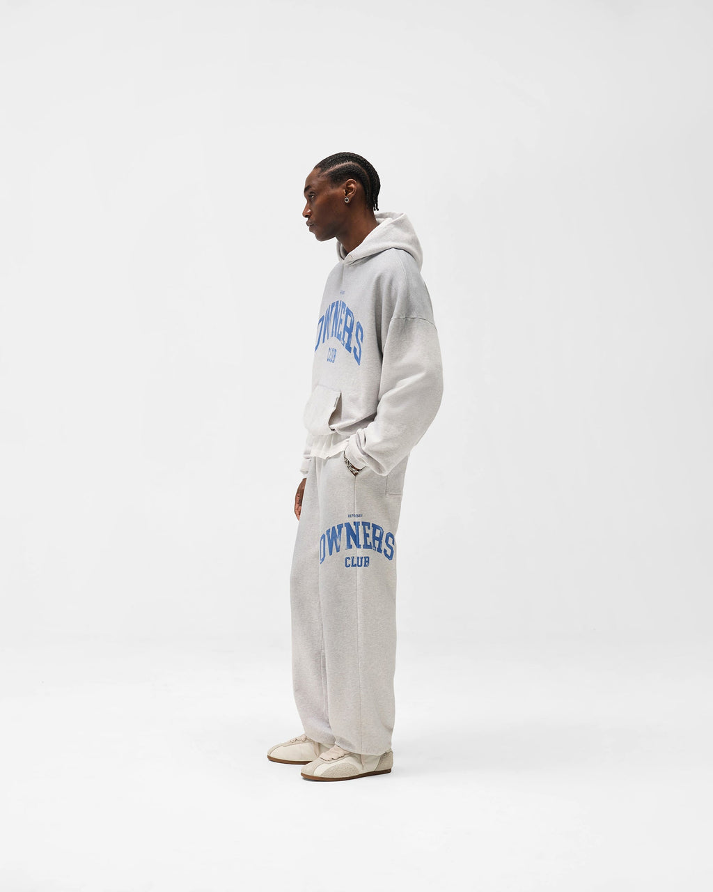 Represent Owners Club Hoodie - Sprayed Ice Grey Marl