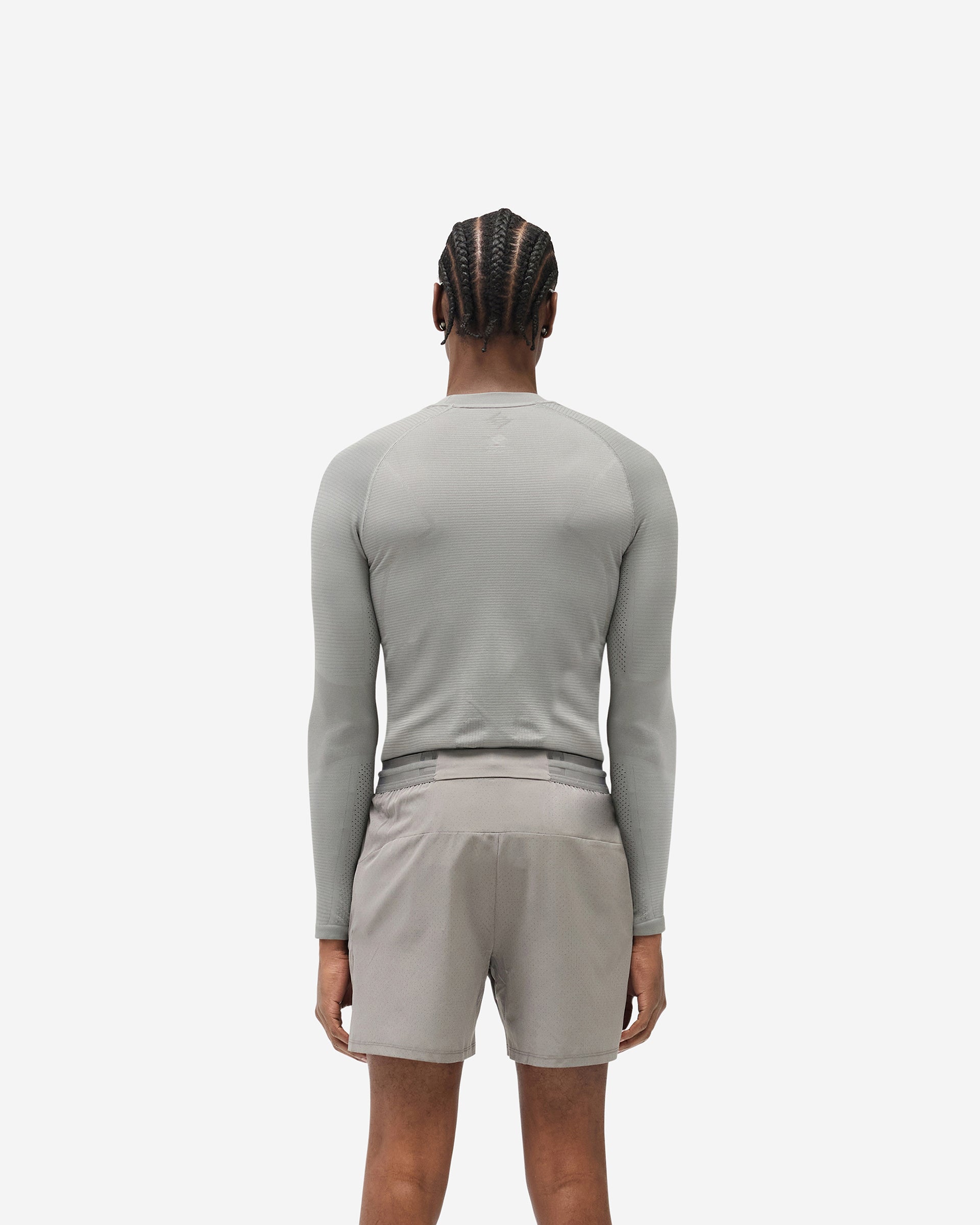 247 Uprising Long Sleeve Seamless T-Shirt - Steel