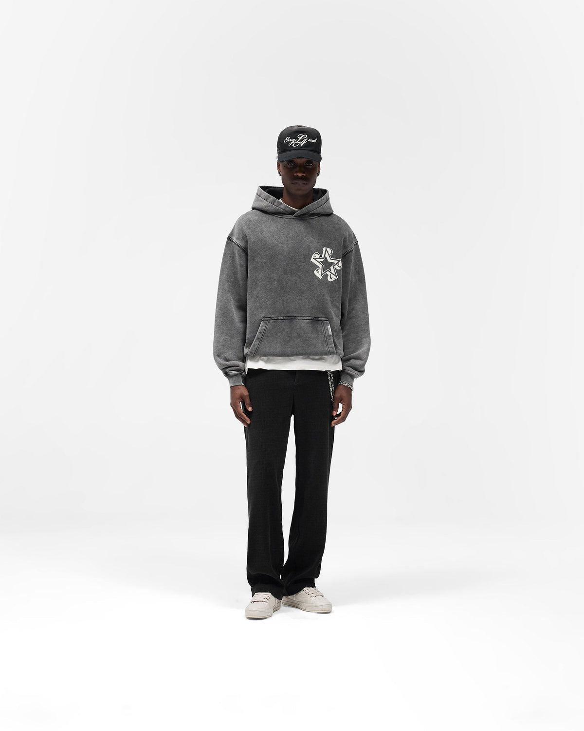 Ribbed Hybrid Pant - Washed Black