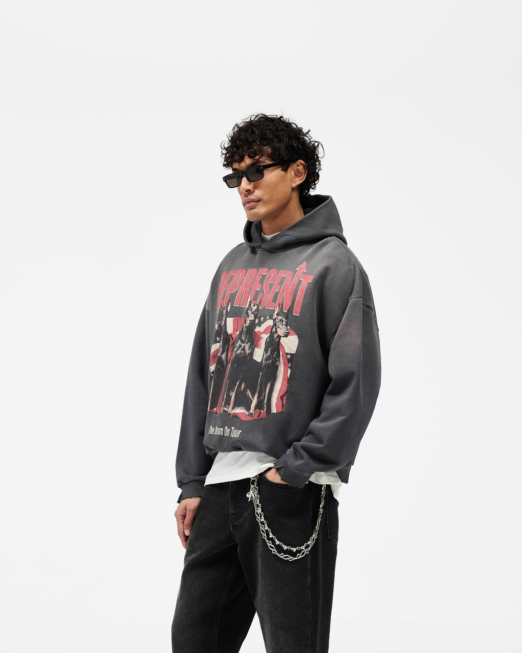 Dream On Tour Hoodie - Sun Fade Grey