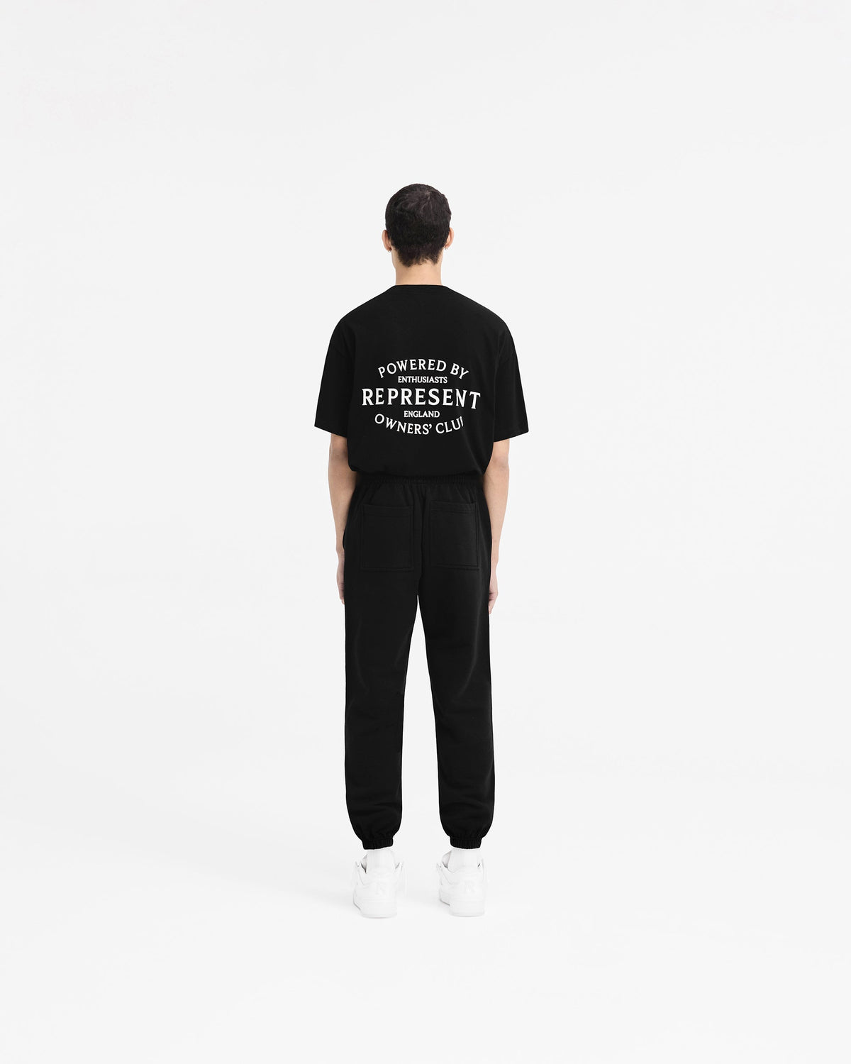 Represent Owners Club Stamp Sweatpant - Jet Black