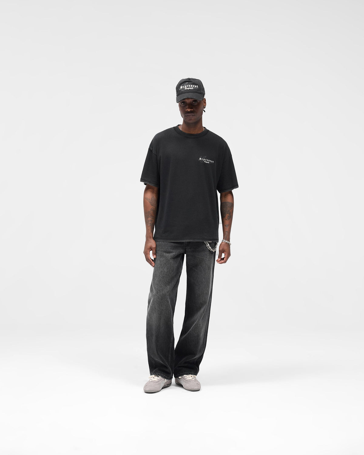 R3 Baggy Denim - Aged Black
