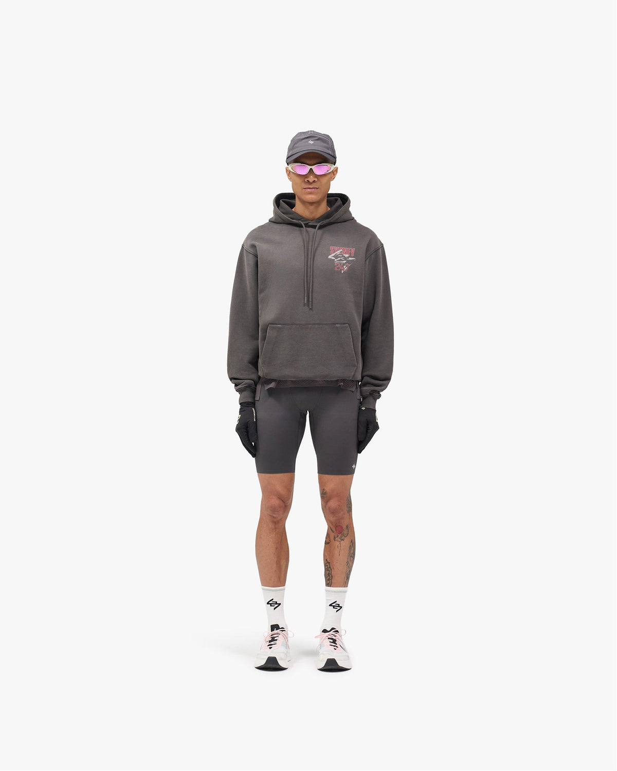 247 Sydney Hoodie - Washed Grey