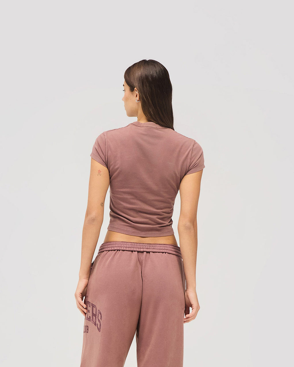 Represent Owners Club Baby Tee - Smoked Rose