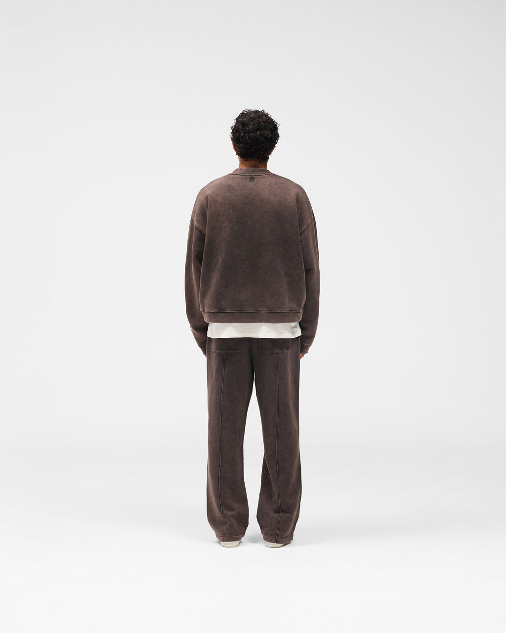 Initial Boxy Sweater - Coffee