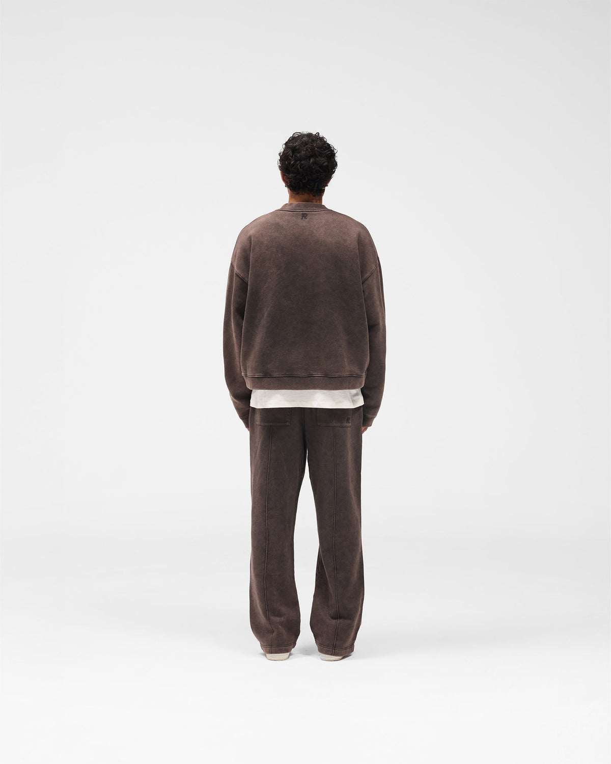Initial Boxy Sweater - Coffee