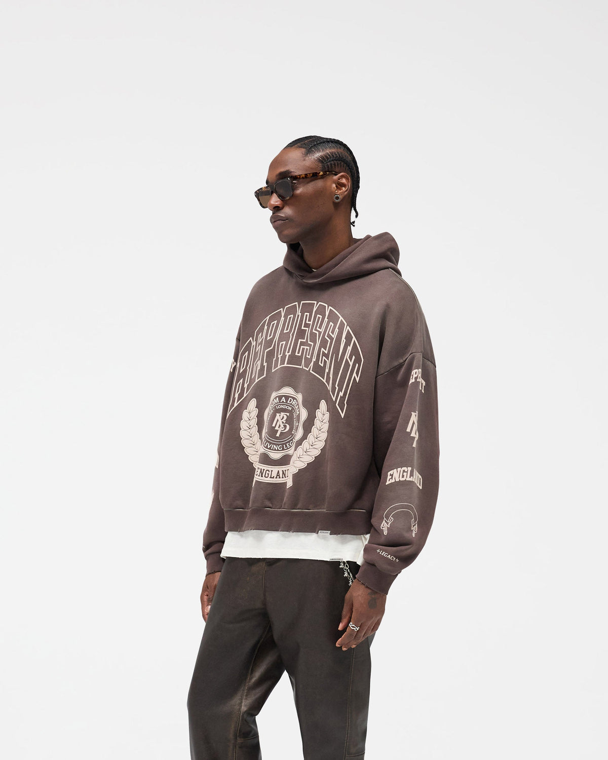 Represent Legacy Crest Hoodie - Nero