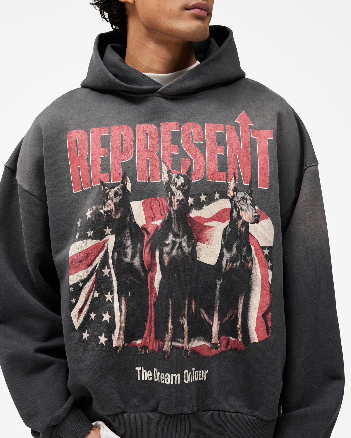 Dream On Tour Hoodie - Sun Fade Grey