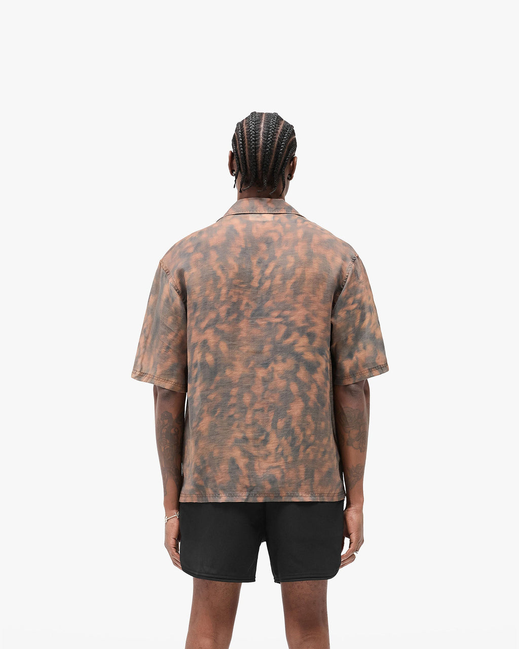 Tortoise Print Shirt - Brown